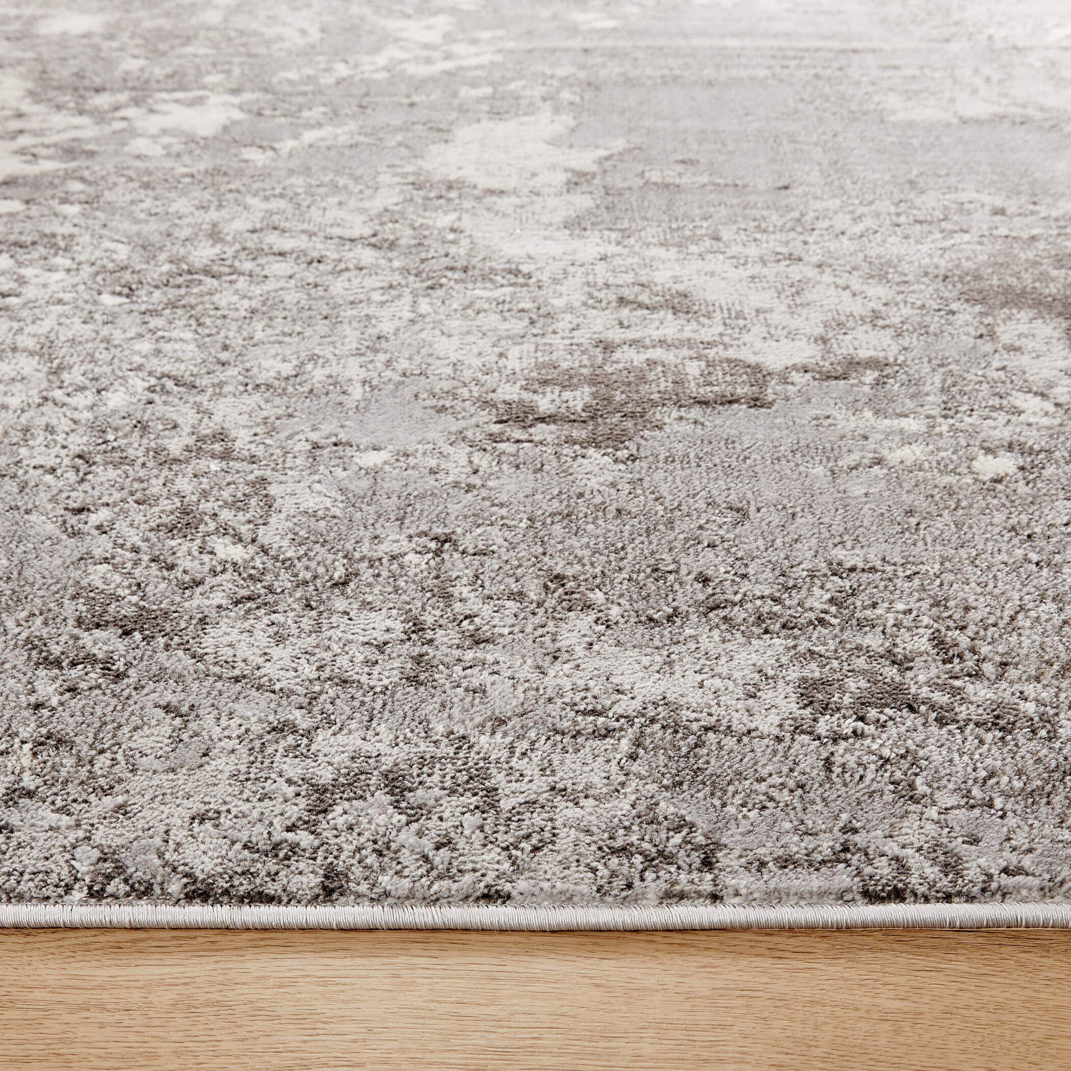 Ayda 36 X 24 inch Black/Grey Rug in 2 x 3