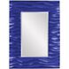 Zenith 39 X 31 inch Glossy Royal Blue Wall Mirror