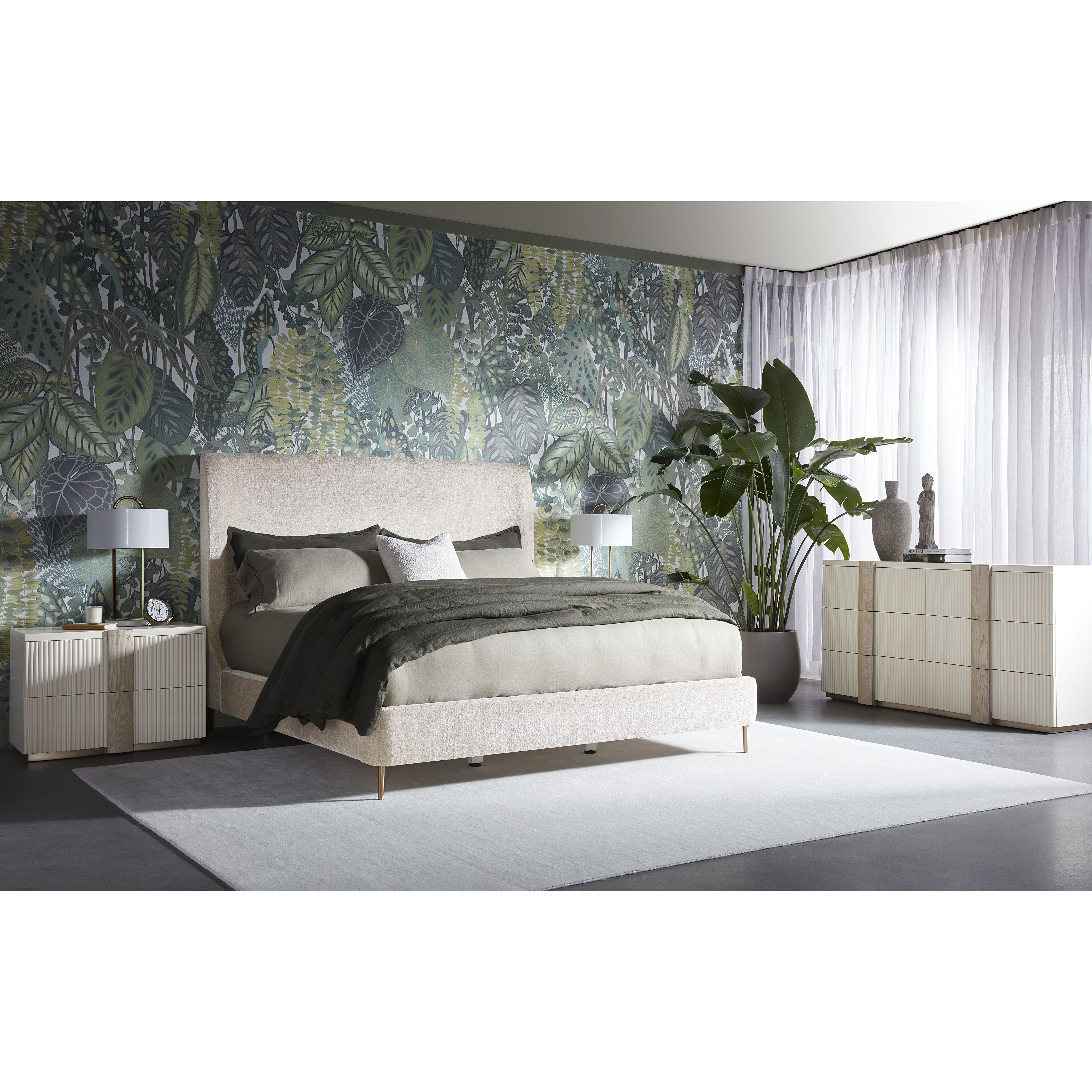 Tierra Bergen Taupe Bed, King
