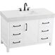 Nathan 48 X 34 inch White Bathroom Vanity Cabinet