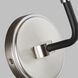 Ian K. Fowler Cafe Wall Bath Fixture Wall Light in Brushed Nickel