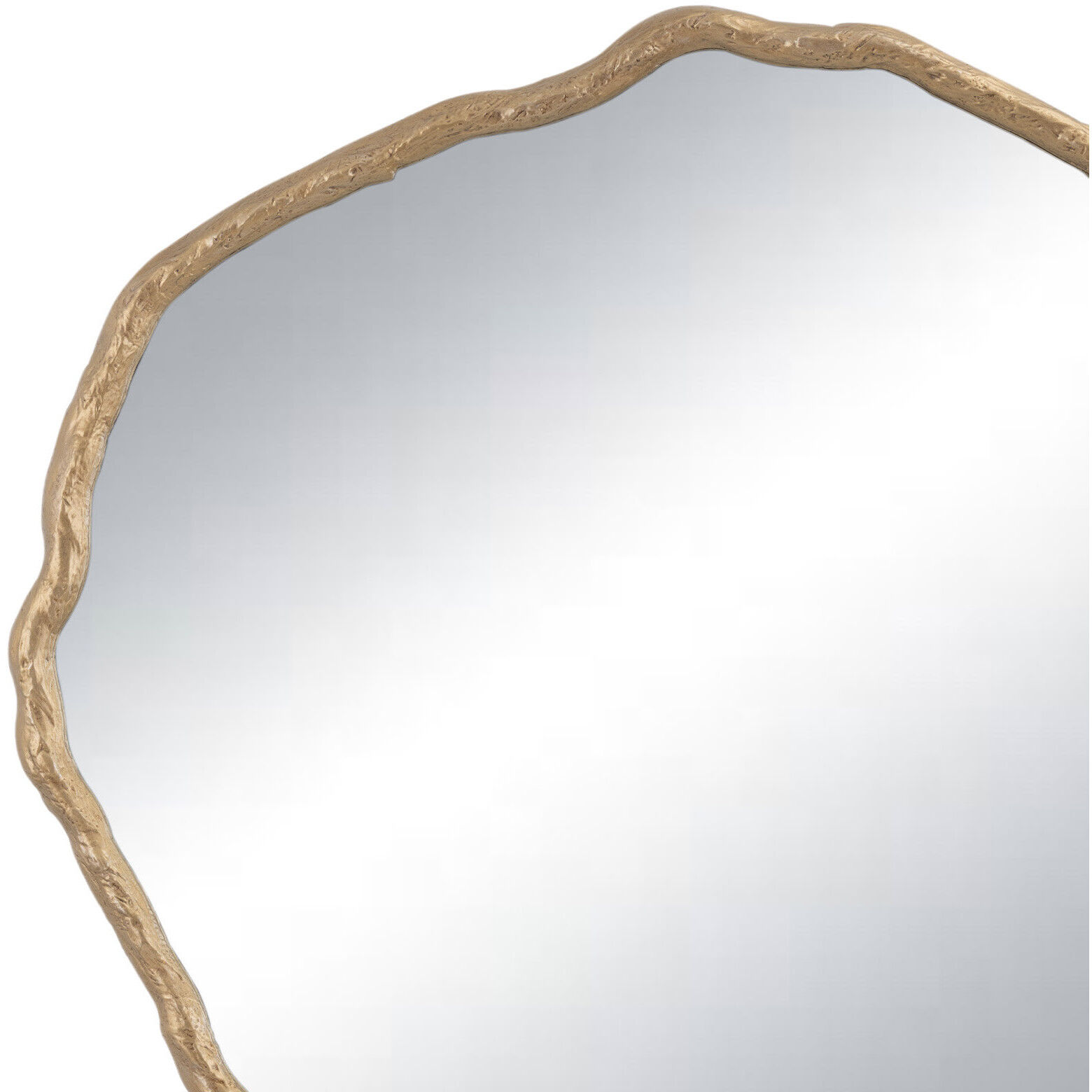 Vine 43 X 42 inch Antique Gold Mirror, Large