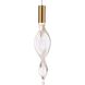 Aurora LED 10 inch Natural Brass Pendant Ceiling Light
