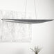 Pinkerton LED 51 inch Matte Black Horizontal Pendant Ceiling Light