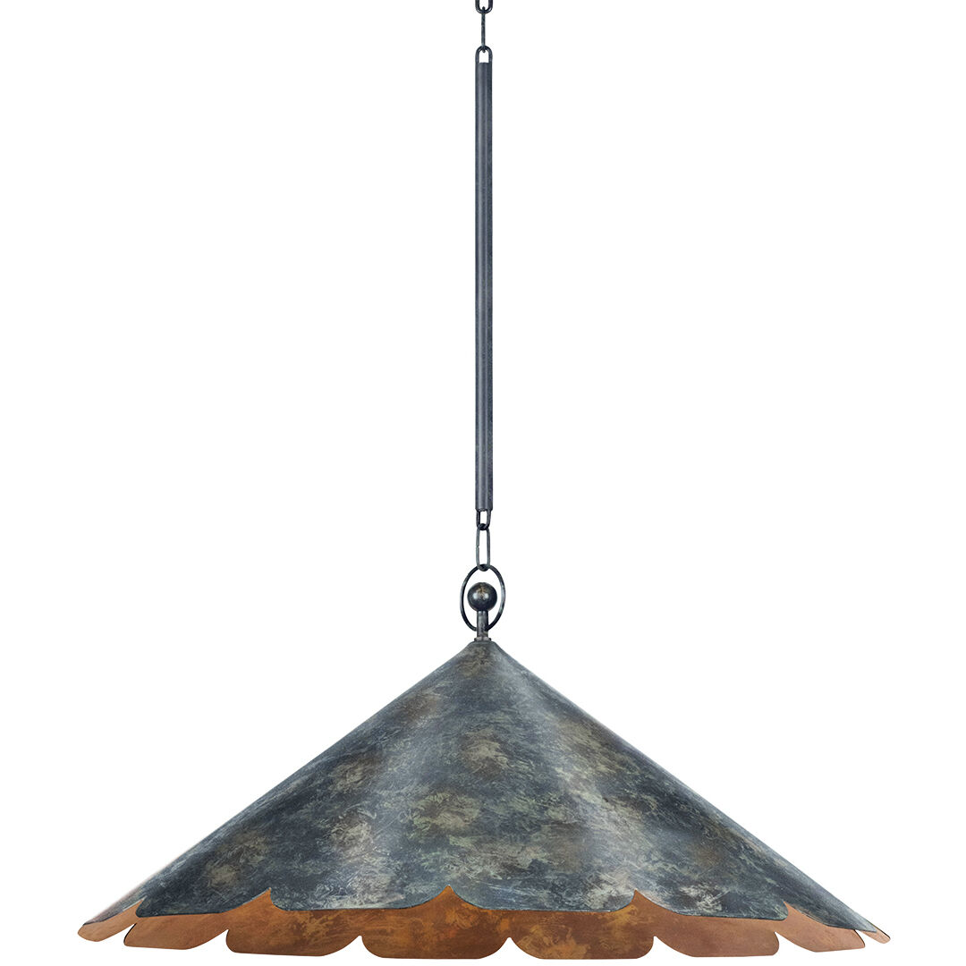 Folly Beach 1 Light 32 inch Verdigris Pendant Ceiling Light
