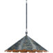 Folly Beach 1 Light 32 inch Verdigris Pendant Ceiling Light
