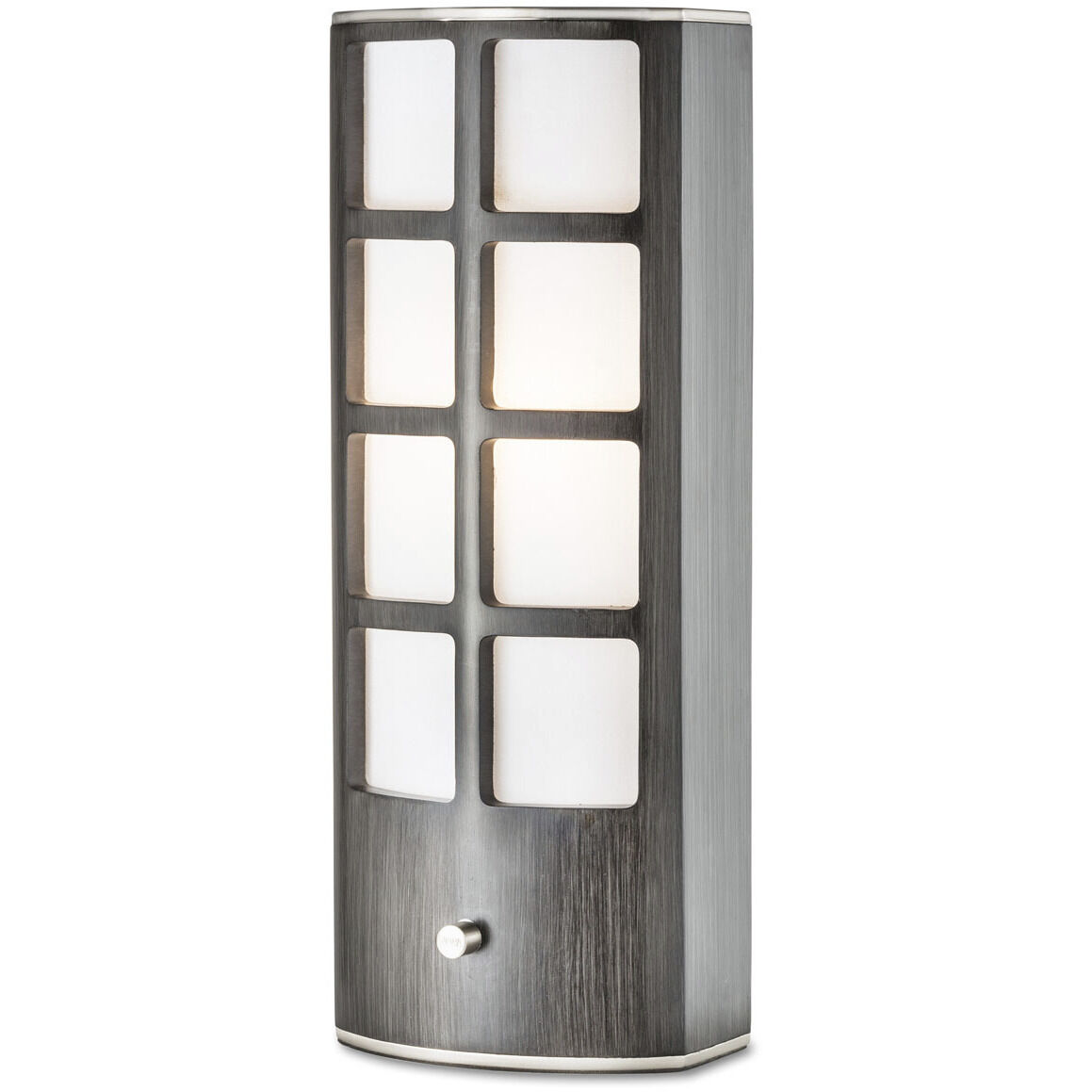 Ventana 20 inch 40 watt Charcoal Gray and Brushed Nickel Table Lamp Portable Light