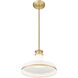 Reznor Pendant Ceiling Light in Modern Gold