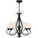 Brookside 5 Light 26 inch Black Chandelier Ceiling Light