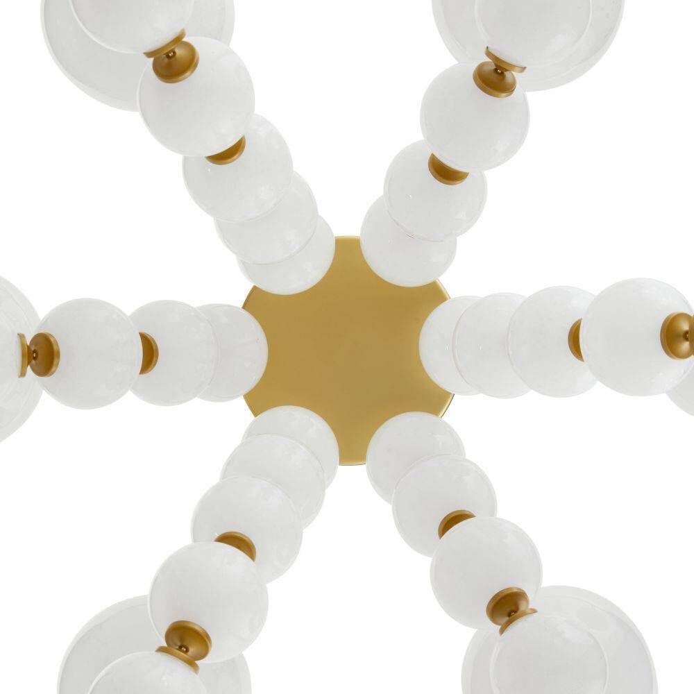 Genesis 5 Light 42 inch Antique Brass Chandelier Ceiling Light
