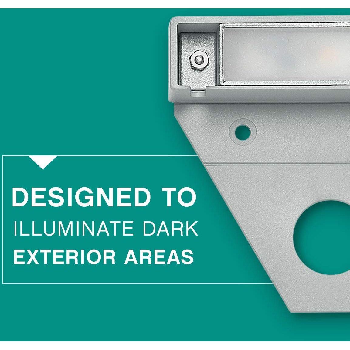 Nuvi 12v 3.50 watt Titanium Landscape Deck Sconce