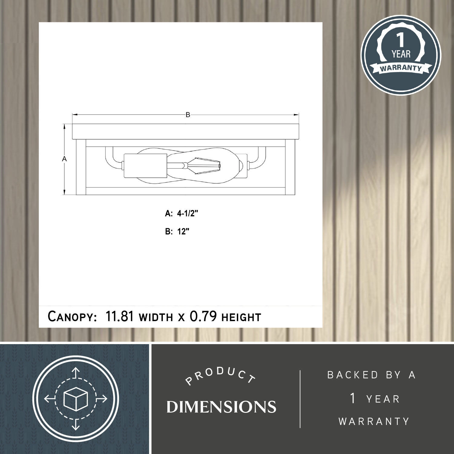 Clinton 2 Light 12 inch Matte Black Outdoor Ceiling