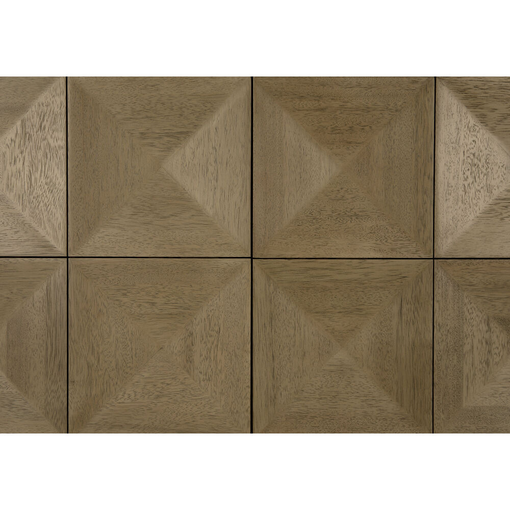 Quadrant 96.5 X 23 inch Washed Walnut Sideboard, 4 Door