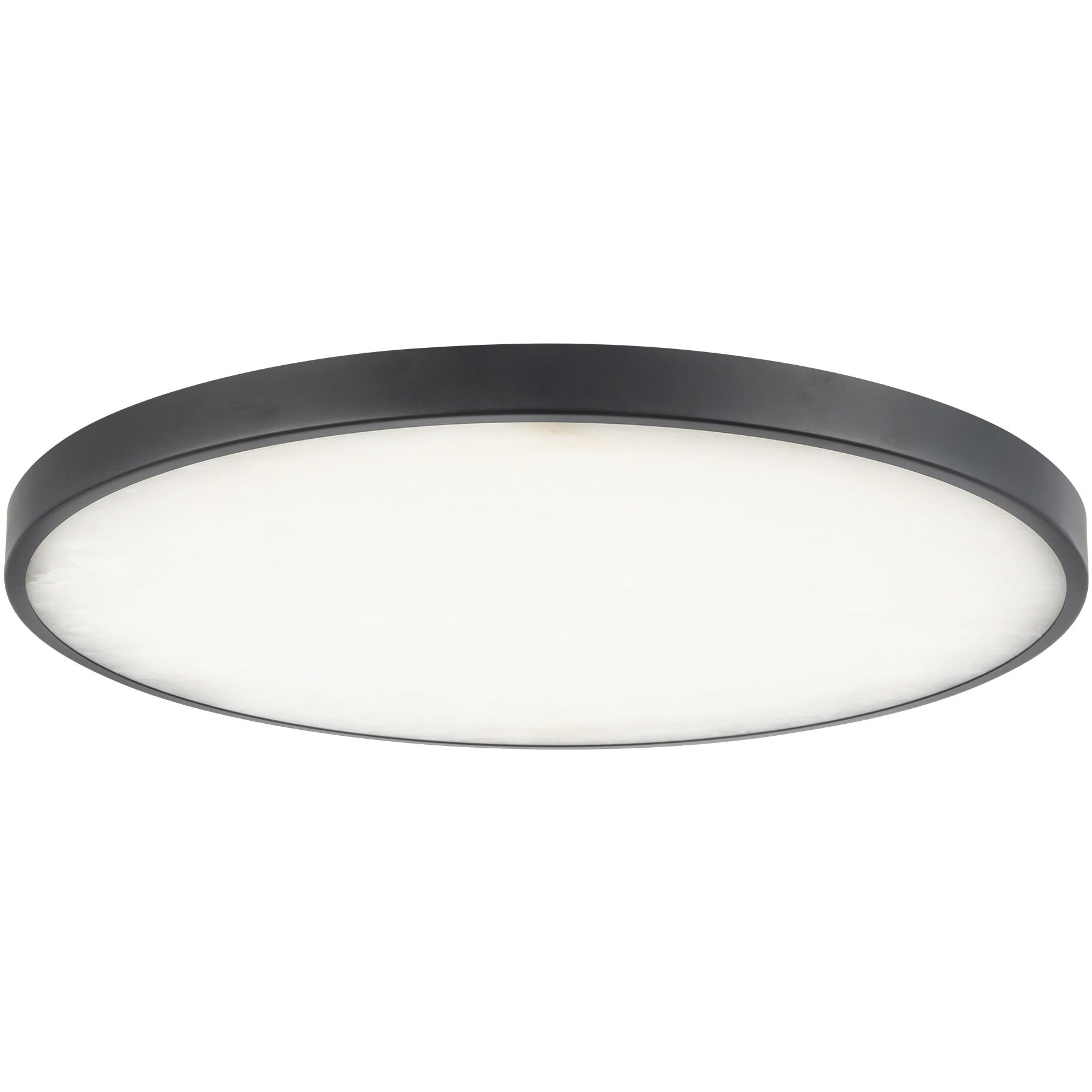 Alora Mood Evelyn 15.13 inch Matte Black and Alabaster Flush Mount Ceiling Light