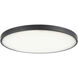 Alora Mood Evelyn 15.13 inch Matte Black and Alabaster Flush Mount Ceiling Light