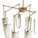 Valeria 8 Light 30 inch Clear Seedy Chandelier Ceiling Light