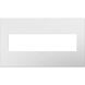 Adorne Gloss White Wall Plate, 4-Gang 