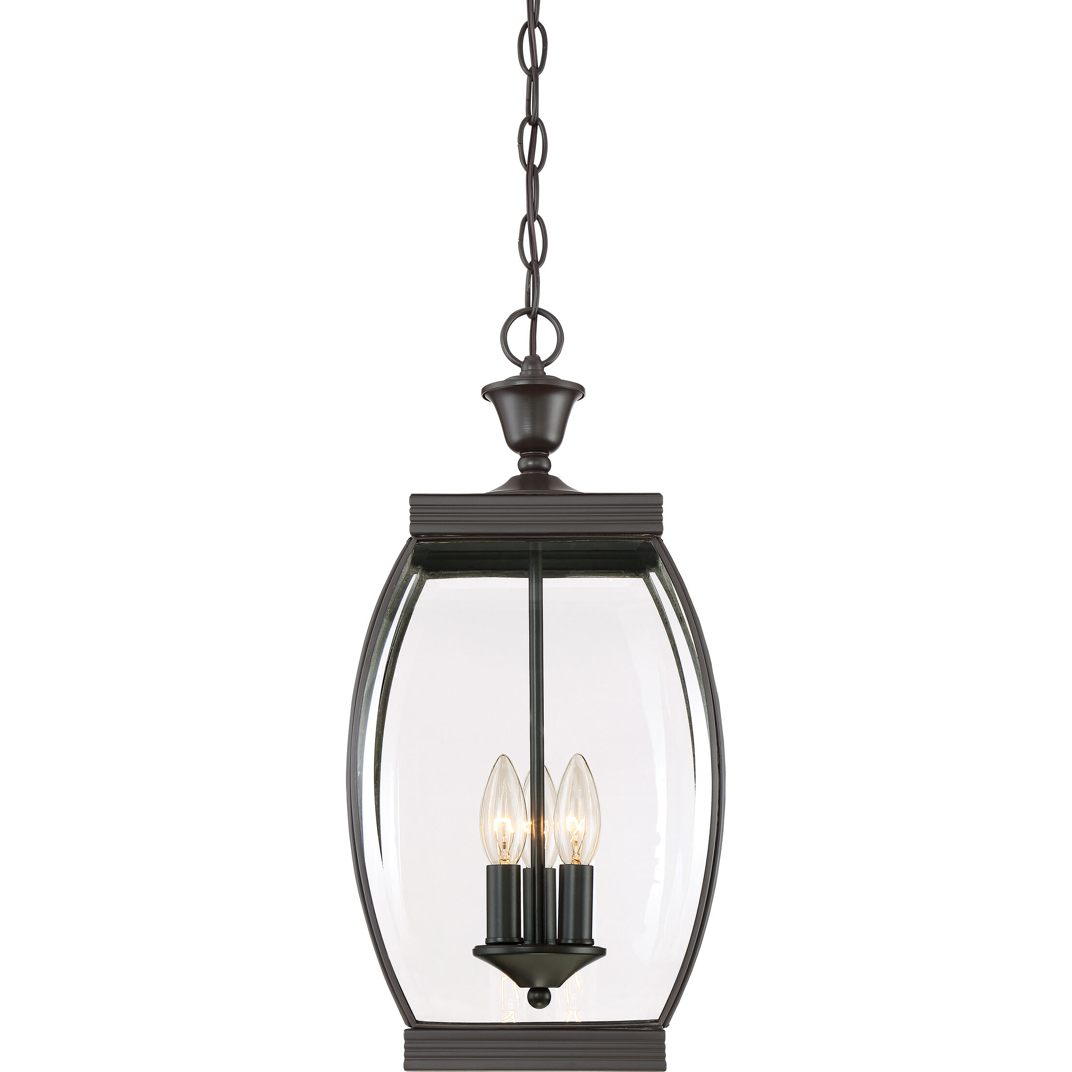 Oasis 3 Light 9 inch Medici Bronze Mini Pendant Ceiling Light, Small