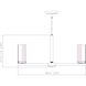 Danica 6 Light 26 inch Matte Black Chandelier Ceiling Light