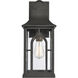 Triumph 1 Light 17.75 inch Textured Black Outdoor Wall Sconce