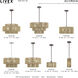 Acordia 5 Light 22 inch English Bronze Pendant Chandelier Ceiling Light