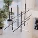 Labyrinth LED 88.75 inch Satin Black Chandelier Ceiling Light