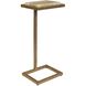 Gamora 23 X 10 inch Jade Green and Antique Gold Drink Table