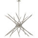 Soho 20 Light 38 inch Brushed Nickel Chandelier Ceiling Light