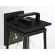 Great Outdoors Isla Vista 2 Light 14 inch Coal Outdoor Wall Mount