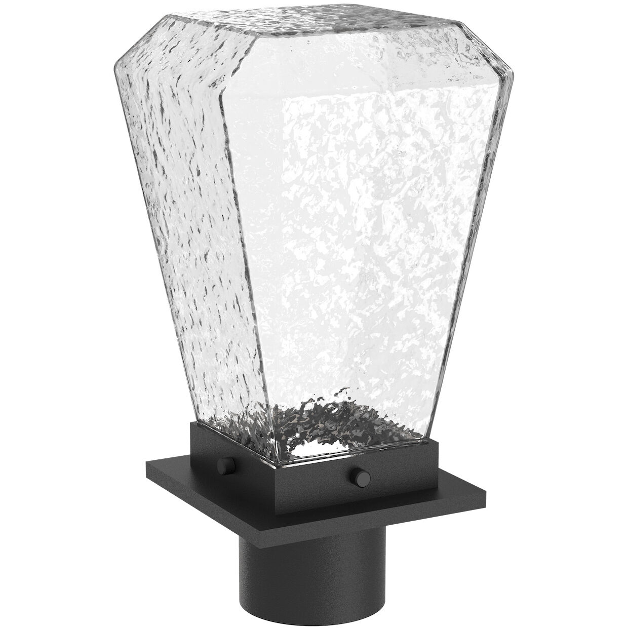 Outdoor Chilled Glass 1 Light 6.80 inch Post Light & Accessory