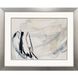 Indigo Markings Blue and Beige and Gray Framed Art, Propac