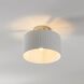 Leilani 1 Light 11 inch Brushed Nickel Semi-Flush Mount Ceiling Light