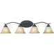 Prestige Vanity Light Wall Light in Sable Bronze