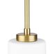 Cofield 1 Light 4 inch Vintage Brass Mini-pendant Ceiling Light