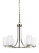 Hettinger 6 Light 24.5 inch Brushed Nickel Chandelier Ceiling Light