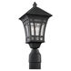 Herrington 1 Light 16.5 inch Black Outdoor Post Lantern
