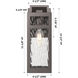 Ridgeway 1 Light 12.5 inch Bronze Outdoor Sconce in Waterglass