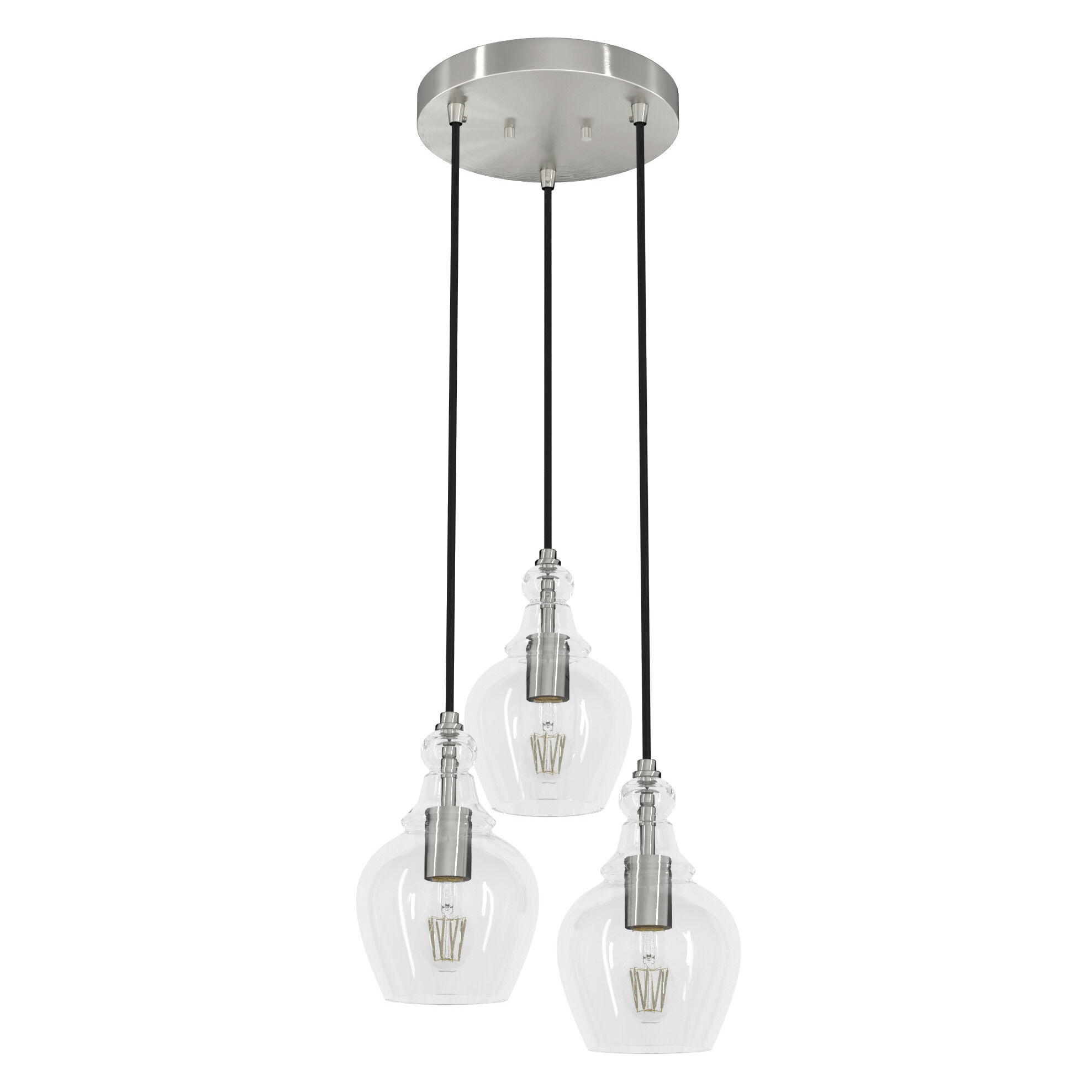 Maple Park 19.75 inch Round Cluster Pendant Ceiling Light