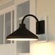 Highland Park 1 Light 9.5 inch Matte Black and White Outdoor Wall