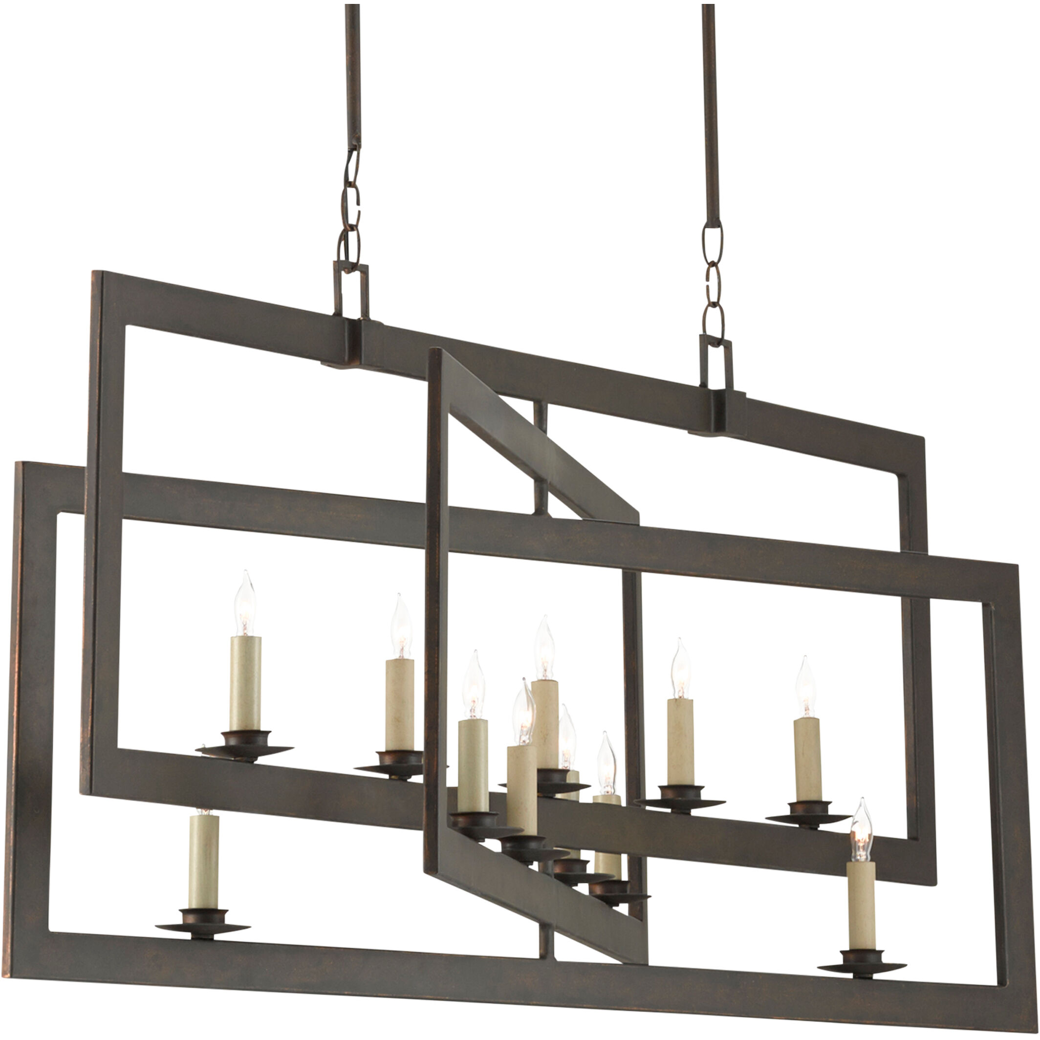 Middleton 11 Light 54 inch Bronze Gold Chandelier Ceiling Light