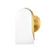 Mabel 1 Light 5 inch Aged Brass Bath And Vanity Light Wall Light