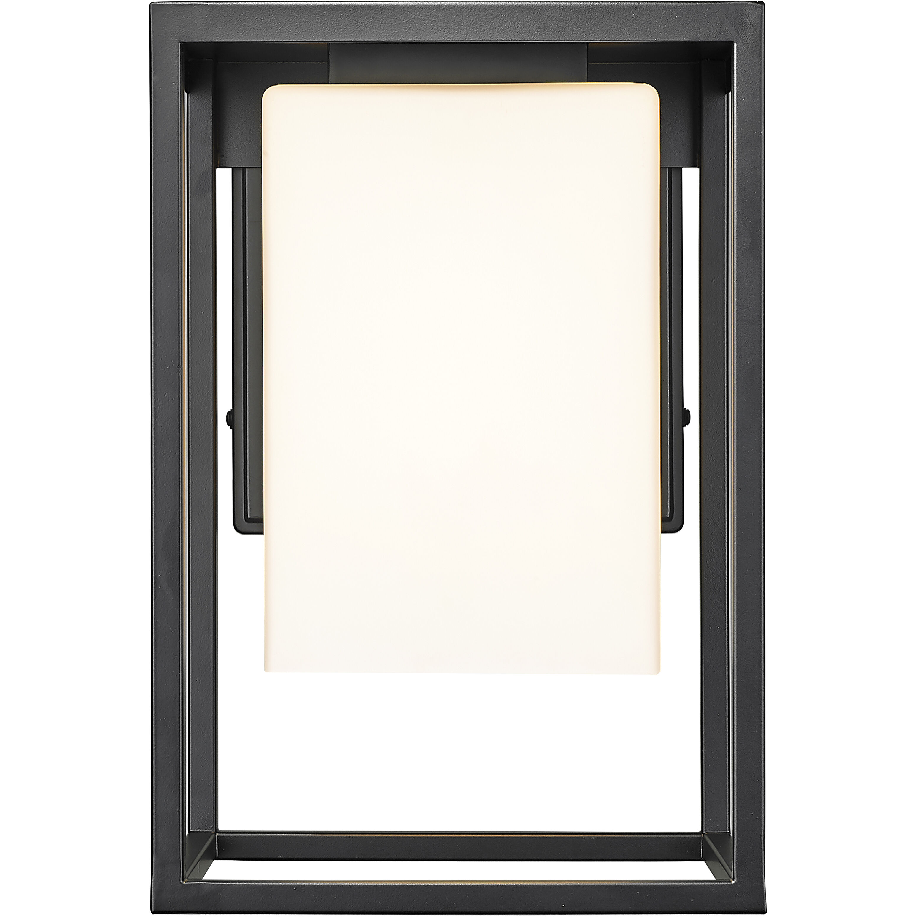 Gladwin 1 Light 10.5 inch Matte Black Exterior Wall Lantern