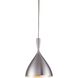 Spun Aluminum 1 Light 7 inch Aluminum Mini Pendant Ceiling Light