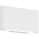 Mica All-terior Wall Light in White