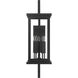 Jordan 5 Light 38.38 inch Textured Black Outdoor Wall Lantern