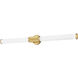 Solange LED 40.5 inch Modern Gold Bath Vanity Wall Light