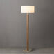 Tambo 62.2 inch 9 watt Natural Ash and Weathered Brass Floor Lamp Portable Light