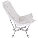 Syros Fog Outdoor Puff Scroll Chair