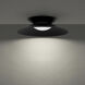 Miso LED 22 inch Black Flush Mount Ceiling Light in 4000K, dweLED