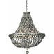 Lucia 8 Light 26 inch Vintage Silver Leaf Pendant Ceiling Light